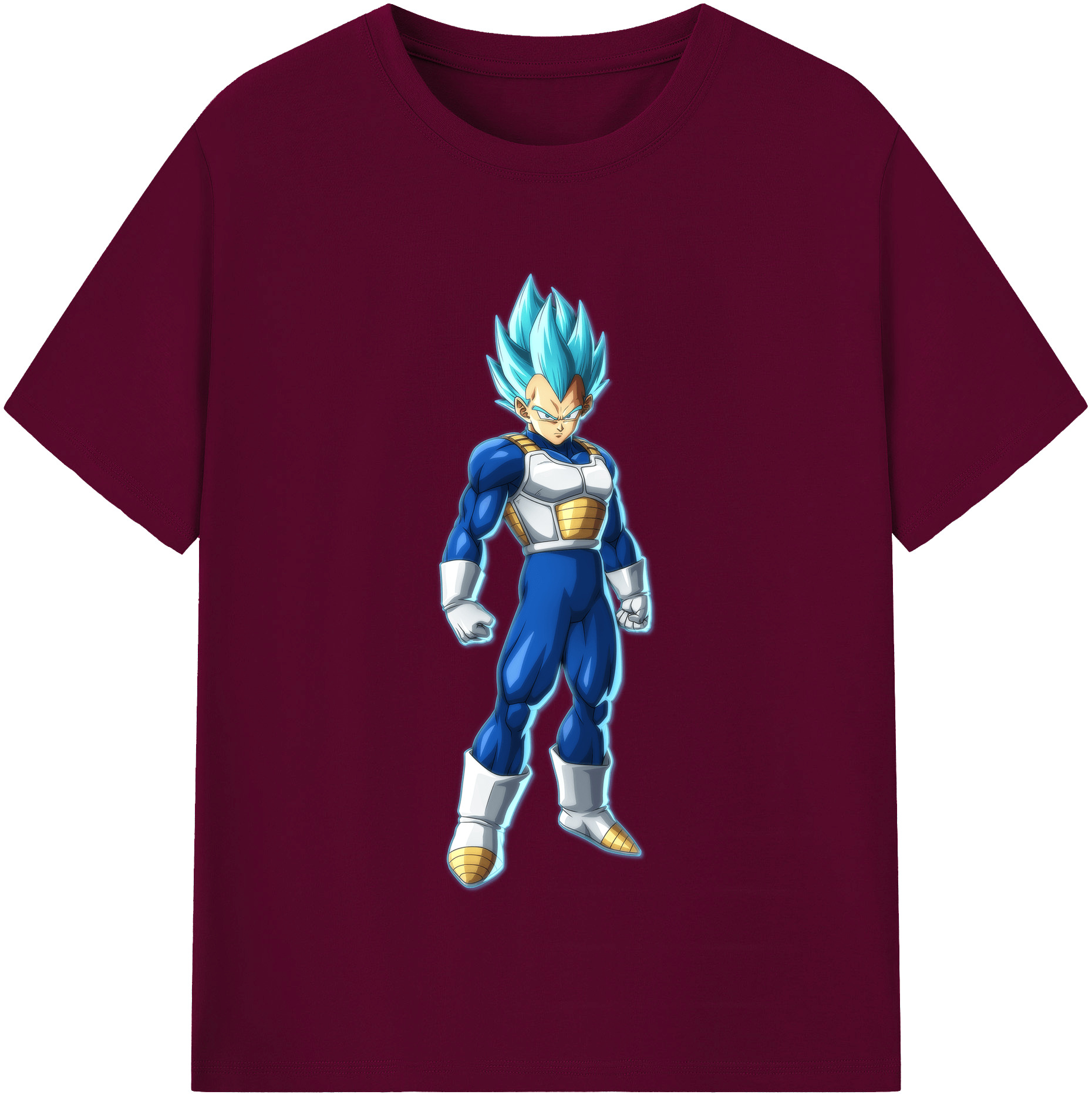 （画像用） ドラゴンボール ベジータ四世（Bejīta Yonsei）DRAGON BALL Vegeta IV レディースカジュアルプリントTシャツ（綿100％）